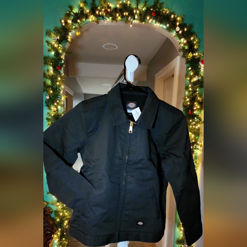 Dickies Classic Black Fleece Lined Jacket NWT
